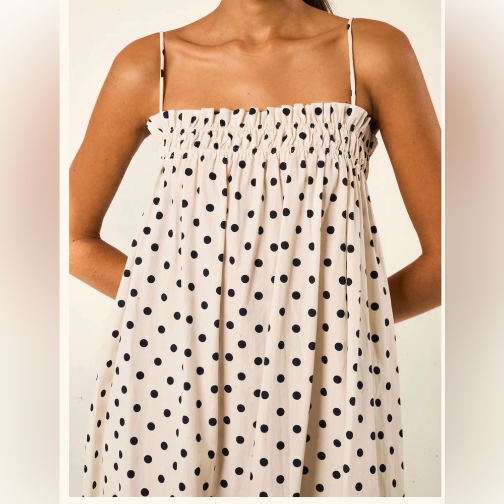 La Maregold NWT Sammy Dress Smocked Polka Dot Dress